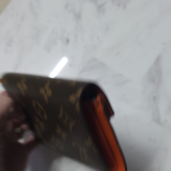 LV Brown and Orange Monogram Wallet - Picture 13 of 16